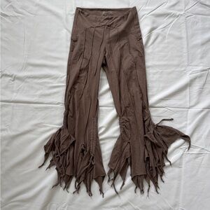 Maha Devi brown yoga Flare Pants